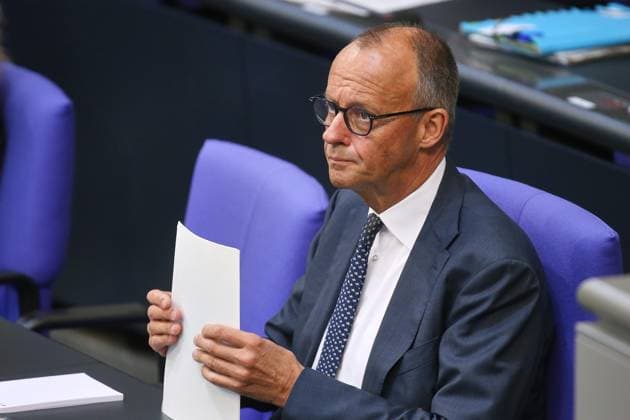 Berlin, Deutschland, 10.07.2026: Deutscher Bundestag: 90. Bundestagssitzung: Friedrich Merz *** Berlin, Germany, July 10, 2026 German Bundestag 90th Session of the Bundestag Friedrich Merz Copyright: xdtsxNachrichtenagenturx dts_126943
