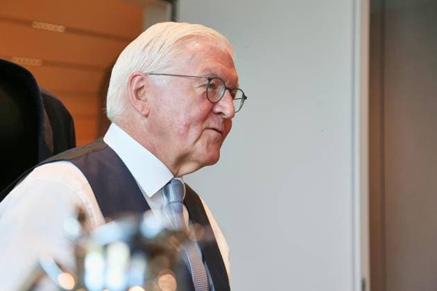 Berlin, Deutschland, 10.07.2026: Spreebogen: Bundespräsident Frank-Walter Steinmeier nimmt Amtsgeschäfte am Spreebogen auf: Erster Tag in seinem neuen Amtszimmer *** Berlin, Germany, July 10, 2026, Spreebogen: Federal President Frank Walter Steinmeier Begins Official Duties at the Spreebogen; First Day in His New Office Copyright: xdtsxNachrichtenagenturx dts_126969