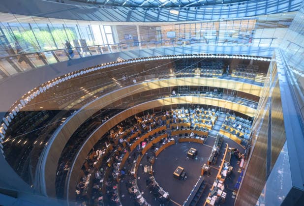 Â - Wien 10.07.2026 - 91. Sitzung des Nationalrats. PHOTO: Übersicht auf den Sitzugssaal 91th sitting of the National Council. Nationalrat, Nationalratssitzung, Parlamentssitzung, Parlament, Plenum 91. Sitzung des Nationalrats *** Vienna, July 10, 2026 91st Session of the National Council PHOTO: View of the chamber 91st session of the National Council National Council, National Council session, parliamentary session, parliament, plenary session 91st Session of the National Council 