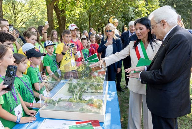 July 10, 2026, Seveso, Rome, Italy: President Sergio Mattarella during the commemoration on the occasion of the 50th anniversary of the industrial accident at ICMESA (Industrie Chimiche Meda SocietÃ¢oeoÂ¡ Azionaria), Seveso, 10 07 2026 Seveso Italy  - ZUMAa289 20260710_zia_a289_005 Copyright: xPaoloxGiandottix xAgfx