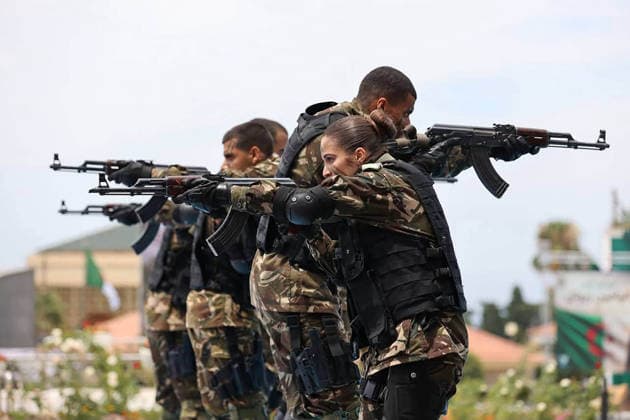 RECORD DATE NOT STATED Military Parade At Academy Graduation - Cherchell A military parade takes place during the 2026 graduation ceremony at the Houari-Boumediene Military Academy in Cherchell, Algeria on July 9, 2026, named after the late President Liamine Zeroual. Photo by Presidence Algreienne via APP ABACAPRESS.COM Cherchell Algeria  Copyright: xAPP ABACAx