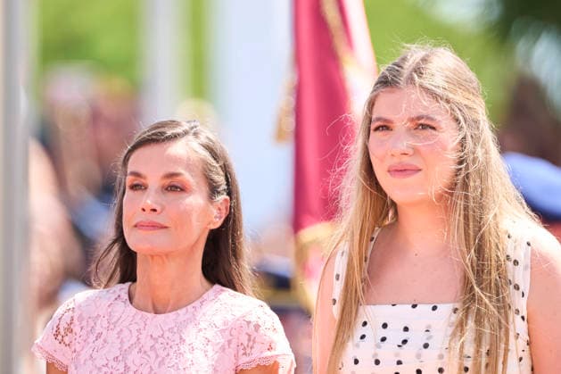 Spanish Royals attends the Presentation of Royal Employment Appointments at the General Academy of Air and Space Queen Letizia of Spain, Princess Sofia attends the Presentation of Royal Employment Appointments at the General Academy of Air and Space at General Academy of Air and Space on July 10, 2026 in San Javier, Spain The Princess of Asturias has completed her military training at San Javier, having served in all three branches of the armed forces. This three-year training programme has prepared her to become the first woman to hold supreme command of the Armed Forces when she ascends to the throne. Photo by IMAGO MPG San Javier General Academy of Air and Space Murcia Spain  Copyright: xMPGx