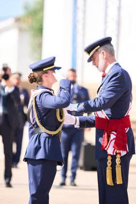 July 10, 2026, San Javier, Murcia, Spain: King Felipe VI of Spain, Crown Princess Leonor attends the Presentation of Royal Employment Appointments at the General Academy of Air and Space at General Academy of Air and Space on July 10, 2026 in San Javier, Spain .The Princess of Asturias has completed her military training at San Javier, having served in all three branches of the armed forces. This three-year training programme has prepared her to become the first woman to hold supreme command of the Armed Forces when she ascends to the throne. San Javier Spain  - ZUMAg15_ 20260710_zaf_g15_061 Copyright: xJackxAbuinx