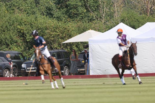 . 10 07 2026. Windsor United Kingdom. Prince William and Kate Middleton, the Prince and Princess of Wales, at a charity polo match at Guards Polo Club in Windsor, United Kingdom.  xStephenxLockx xi-Imagesx IIM-26898-0017