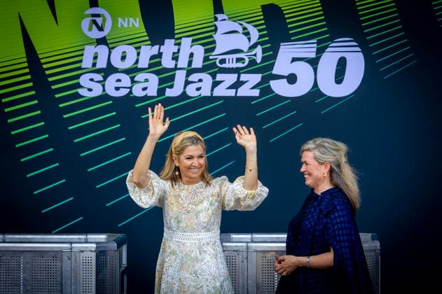 10-07-2026 Rotterdam Queen Maxima with Irene Peters, directeur NN North Sea Jazz Festival, attended the opening of the NN North Sea Jazz Festival at Rotterdam Ahoy. Â  Copyright: xPPEx
