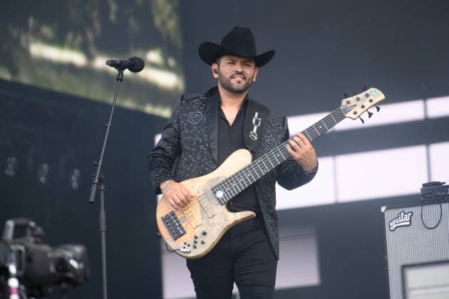 Los Tucanes de Tijuana Performs at BST Hyde Park, London, UK - Fri 10 Jul 2026 Bassist Luis Adrian Cazares Gomez of Mexican band Los Tucanes de Tijuana performs on the Great Oak Stage at BST Hyde Park Festival in Hyde Park in London, England, UK on Friday 10 July 2026., Credit:Justin Ng Avalon UK, England, London, Hyde Park  Copyright: xJustinxNgx xAvalonx 1115727865