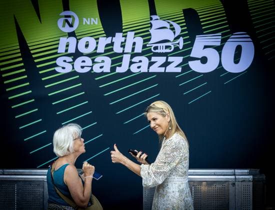 The Netherlands, 2026-07-10 13:31:07 CITY, 12-07-2026, Rotterdam Ahoy Queen Maxima opens the NN North Sea Jazz Festival at Rotterdam Ahoy. This year marks fifty years since the first edition of the jazz festival took place. PHOTO: NLBeeld Patrick van Emst Credit: NL Beeld Patrick van Emst  Copyright: xx x