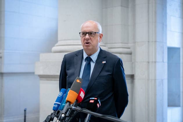 Sitzung, Bundesrat, Berlin Sitzung, Bundesrat, Berlin, Bürgermeister, Andreas Bovenschulte Berlin Berlin GER *** Meeting, Bundesrat, Berlin Meeting, Bundesrat, Berlin, Mayor, Andreas Bovenschulte Berlin Berlin GER
