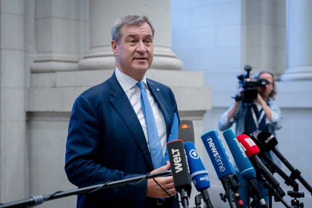 Sitzung, Bundesrat, Berlin, Ministerpräsident, Markus Söder Sitzung, Bundesrat, Berlin, Ministerpräsident, Markus Söder Berlin Berlin GER *** Meeting, Bundesrat, Berlin, Minister-President, Markus Söder Meeting, Bundesrat, Berlin, Minister-President, Markus Söder Berlin Berlin GER
