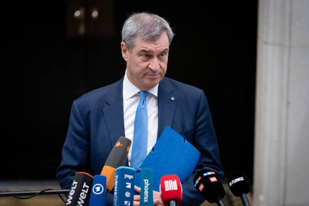 Sitzung, Bundesrat, Berlin, Ministerpräsident, Markus Söder Sitzung, Bundesrat, Berlin, Ministerpräsident, Markus Söder Berlin Berlin GER *** Meeting, Bundesrat, Berlin, Minister-President, Markus Söder Meeting, Bundesrat, Berlin, Minister-President, Markus Söder Berlin Berlin GER