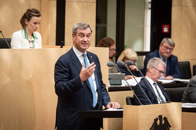 Sitzung des Bundesrates in Berlin Markus Söder (Ministerpräsident von Bayern, CSU) während der Sitzung des Bundesrates am 10.07.2026 in Berlin. Berlin Bundesrat Berlin Deutschland *** Federal Council session in Berlin: Markus Söder, Minister-President of Bavaria (CSU), during the Federal Council session on July 10, 2026, in Berlin; Berlin; Federal Council; Berlin; Germany