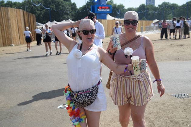 Bald Cap World Record Attempt at BST Hyde Park, London, UK - Fri 10 Jul 2026 Crowd members wear bald caps as part of a World Record Attempt for the largest gathering of people wearing bald caps (to look like American artist Pitbull) BST Hyde Park Festival in Hyde Park in London, England, UK on Friday 10 July 2026., Credit:Justin Ng Avalon UK, England, London, Hyde Park  Copyright: xJustinxNgx xAvalonx 1115748618