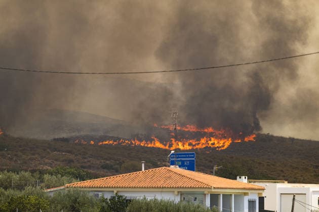 Forest fire kills at least 12 in southern Spain ALMERIA, SPAIN - JULY 10: Flames smoke rise from the forest fire while evacuation and firefighting efforts continue in the Los Gallardos district of Almeria, Spain on July 10, 2026. At least 12 people were killed in a forest fire that broke out Thursday in Los Gallardos municipality in Almeria province in Spain’s southern Andalusia region, broadcaster RTVE reported. According to Andalusia’s emergency services, the victims were found in a hamlet of the neighboring municipality of Bedar, with some discovered inside vehicles engulfed by the flames. Chema Artero Anadolu Almeria Spain. Editorial use only. Please get in touch for any other usage.  Copyright: x2026xAnadoluxChemaxArterox