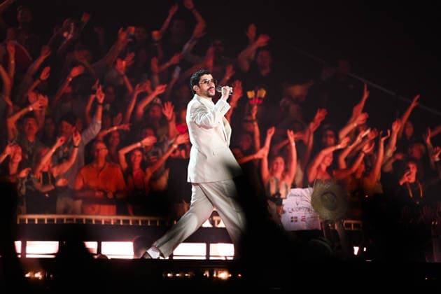 Entertainment Bilder des Tages STOCKHOLM , SVERIGE 20260710 Bad Bunnys uppträder pa Strawberry Arena pa fredagen, den första av tva konserter i Stockholm. STOCKHOLM SVERIGE x62610x *** STOCKHOLM, SWEDEN 20260710 Bad Bunny will perform at Strawberry Arena on Friday, the first of two concerts in Stockholm STOCKHOLM, SWEDEN x62610x  Copyright: xAnnaxHallams TTx BAD BUNNY KONSERT STOCKHOLM DrmbRl_Lk08