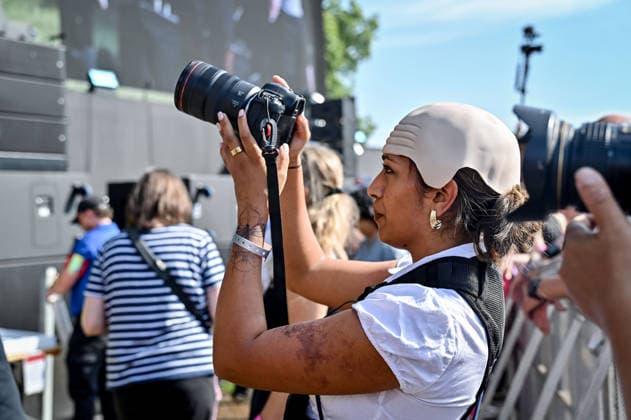Bald caps record attempt at BST Hyde Park Fans wearing Bald Head Caps attend Pitbull Headliner at BST Hyde Park London, 10th July 2026, Credit:Thepinkrosephotographyltd Laura Rose Avalon  Copyright: xThepinkrosephotographyltdx xLauraxRosex xAvalonx 1115763135