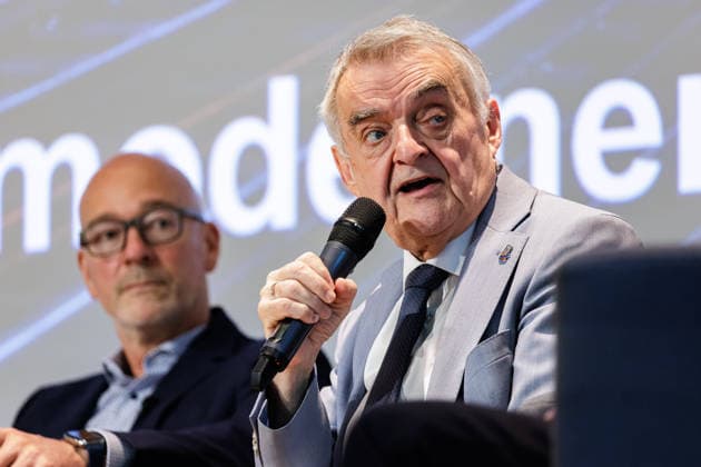 10.07.2026. Neuss. Herbert Reul, NRW-Innenminister bei der sechsten Auflage einer Podiumsdiskussion der Fachtagung des Gemeinsamen Terrorismusabwehrzentrums Nordrhein-Westfalen (GTAZ NRW). Neuss LAFP Bildungszentrum Nordrhein-Westfalen Deutschland *** July 10, 2026, Neuss: Herbert Reul, Minister of the Interior of North Rhine-Westphalia, at the sixth edition of a panel discussion during the symposium of the Joint Counterterrorism Center of North Rhine-Westphalia (GTAZ NRW) in Neuss, LAFP Training Center of North Rhine-Westphalia, Germany