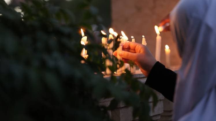 Candlelight Vigil Held in Sweida for Members of the Saraya Family SWEIDA, SYRIA JULY 10, 2026: Residents gather in Al Saraya Square (formerly Tishreen Square) in the southern Syrian city of Sweida to light candles in memory of members of the Saraya family who were killed during the deadly violence that took place in the province in mid-July. Following the vigil, participants walked to the family s home to pay their respects. According to relatives and local sources, several members of the Saraya family were among those killed after being detained during clashes involving Syrian interim authority forces and tribal fighters. Al Sweida Syrian Arab Republic Copyright: x xShadixAlxDubaisix xJNAxPressx