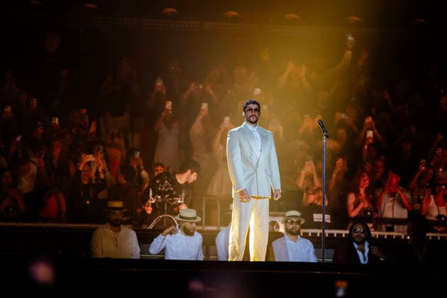 STOCKHOLM , SVERIGE 20260710 Bad Bunny uppträder pa Strawberry Arena pa fredagen, den första av tva konserter i Stockholm. STOCKHOLM SVERIGE x62610x *** STOCKHOLM, SWEDEN 20260710 Bad Bunny will perform at Strawberry Arena on Friday, the first of two concerts in Stockholm STOCKHOLM SWEDEN x62610x  Copyright: xAnnaxHallams TTx BAD BUNNY KONSERT STOCKHOLM Mhdgn8MgH30