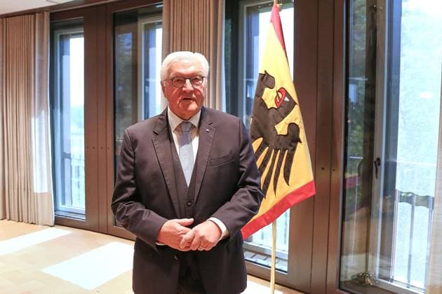 Berlin, Deutschland, 10.07.2026: Spreebogen: Bundespräsident Frank-Walter Steinmeier nimmt Amtsgeschäfte am Spreebogen auf: Erster Tag in seinem neuen Amtszimmer *** Berlin, Germany, July 10, 2026, Spreebogen: Federal President Frank Walter Steinmeier Begins Official Duties at the Spreebogen; First Day in His New Office Copyright: xdtsxNachrichtenagenturx dts_127027