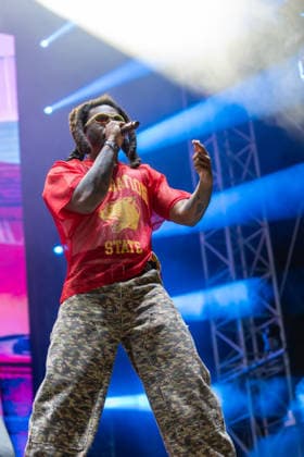 Pohoda Festival 2026 at Airport Trencin, Slovakia - 10 Jul 2026 American rapper Denzel Curry performs live on the stage during the Pohoda Festival 2026 at Airport Trencin. Pohoda festival the biggest open-air summer music festival in Slovakia, celebrates 30th anniversary. Trencin Slovakia Copyright: xTomasxTkacikx xSOPAxImagesx 20260710-Pohoda-day3-25