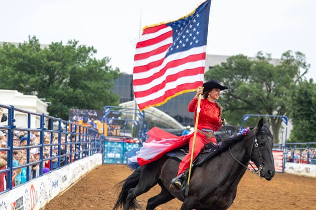 July 10, 2026, Washington, District Of Columbia, USA: Rodeo 250 brought the spirit of the American West to the National Mall in Washington, D.C., on Friday, July 10, during the final day of the Freedom 250 Great American State Fair. The event featured thrilling rodeo demonstrations showcasing the traditions, skills, and heritage of the American West as part of the nationwide celebration leading up to America s 250th anniversary. The Great American State Fair ran for 16 days, from June 25 through July 10, drawing visitors from across the country to celebrate America s history, culture, and traditions. Washington USA  - ZUMAkh2_ 20260710_znp_kh2_004 Copyright: xAlixKhalighx