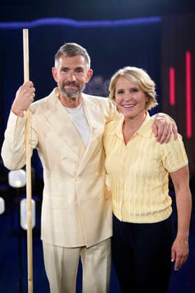 Micky Beisenherz und Susan Link bei der Aufzeichnung der WDR-Talkshow Kölner Treff im WDR Studio BS 3. Köln, 10.07.2026 *** Micky Beisenherz and Susan Link during the taping of the WDR talk show *Kölner Treff* at WDR Studio BS 3 in Cologne, July 10, 2026 Foto:xC.xAdolph xFuturexImagex koelner_treff1007_6793