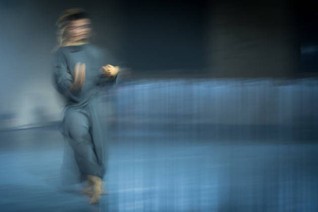 The performance Smoke and Mirrors by Italian dancer Francesca Amy Amante (pictured) and Czech flamenco guitarist Filip Zubak at the Tanecni Lipnice festival (Lipnice Dance Festival) took place at Lipnice nad Sazavou Castle, Czech Republic, on July 10, 2026. (CTKxPhoto JaroslavxSvoboda) CTKPhotoP2026071007789  CTKPhotoP2026071007789
