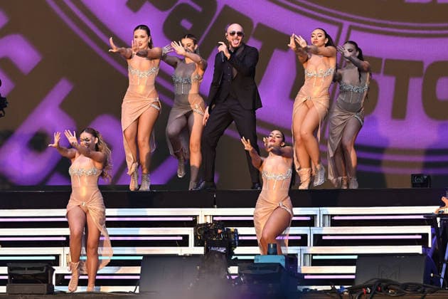 Pitbull performing at British Summertime in London LONDON, ENGLAND - JULY 10: Pitbull performing at British Summertime, Hyde Park on July 10, 2026 in London, England. CAP MAR MAR Great Britain UK Copyright: xMartinxHarris CapitalxPicturesx