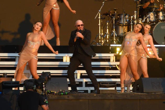 Pitbull headlines BST Hyde Park, London, UK - Fri 10 Jul 2026 American singer-songwriter Pitbull (born Armando Christian PÃ rez) headlines on the Great Oak Stage at BST Hyde Park Festival in Hyde Park in London, England, UK on Friday 10 July 2026., Credit:Justin Ng Avalon UK, England, London, Hyde Park  Copyright: xJustinxNgx xAvalonx 1115819822