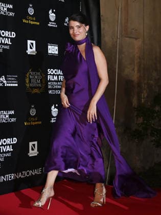 The Social Series of the Year Award in Vico Equense, Italy - 10 Jul 2026 Giovanna Sannino attends the 2026 Social World Film Festival photocall where she received an award for the Social Series of the Year Award. Vico Equense Italy Copyright: xAntoninoxD’Espositox xSOPAxImagesx DSC_6338