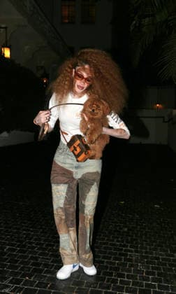 Winnie Harlow walks her dog Roux, Los Angeles, USA, 10 July 2026 Winnie Harlow takes her dog Roux for an evening walk to escape the heat, Los Angeles, USA, 10 July 2026., Credit:MHD Avalon  Copyright: xMHDx xAvalonx 1115904748