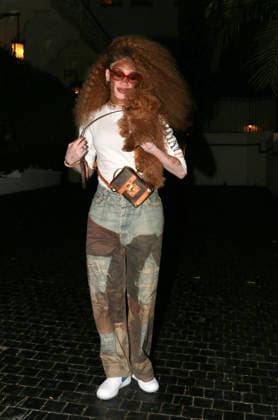 Winnie Harlow walks her dog Roux, Los Angeles, USA, 10 July 2026 Winnie Harlow takes her dog Roux for an evening walk to escape the heat, Los Angeles, USA, 10 July 2026., Credit:MHD Avalon  Copyright: xMHDx xAvalonx 1115904749