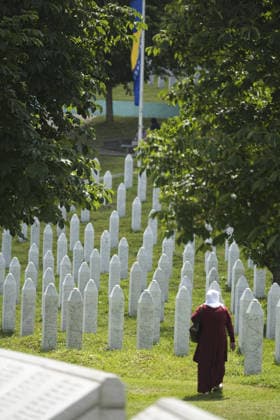 Bosnia prepares to bury 10 Srebrenica genocide victims on 31st anniversary POTOCARI, BOSNIA AND HERZEGOVINA – JULY 10: Relatives of victims of the 1995 Srebrenica genocide pray at the graves of their loved ones at the Potocari Memorial Cemetery in Potocari, Bosnia and Herzegovina, on July 10, 2026. Ten newly identified Bosniak victims of the genocide are to be laid to rest following funeral prayers later in the day during the annual collective burial ceremony. More than three decades after the genocide, newly identified victims continue to be buried each year after DNA identification and forensic examinations. Samir Jordamovic Anadolu Potocari Bosnia and Herzegovina. Editorial use only. Please get in touch for any other usage.  Copyright: x2026xAnadoluxSamirxJordamovicx