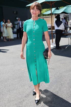 . 11 07 2026. London, United Kingdom. Davina McCall arriving for the Ladies Singles Final on day thirteen of the Wimbledon Tennis Championships in London.  xStephenxLockx xi-Imagesx IIM-26899-0004