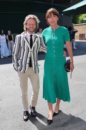 . 11 07 2026. London, United Kingdom. Davina McCall arriving for the Ladies Singles Final on day thirteen of the Wimbledon Tennis Championships in London.  xStephenxLockx xi-Imagesx IIM-26899-0005