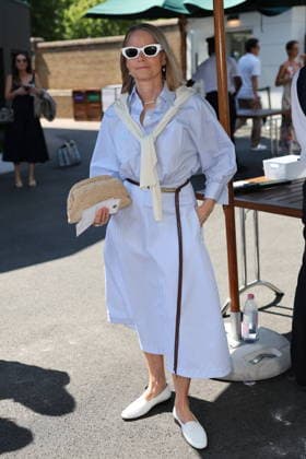 . 11 07 2026. London, United Kingdom. Jodie Foster arriving for the Ladies Singles Final on day thirteen of the Wimbledon Tennis Championships in London.  xStephenxLockx xi-Imagesx IIM-26899-0006