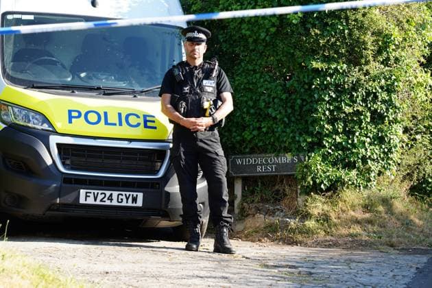 The Netherlands, 2026-07-11 08:10:26 Police outside the house of Ann Widdecombe in Haytor, Dartmoor. The ex-Tory prisons minister was found dead at her home in Haytor on Dartmoor on Thursday after sustaining serious injuries. Picture date: Saturday July 11, 2026. Credit: NL Beeld PA Images  Copyright: xx x