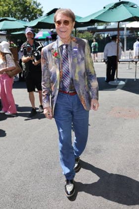 . 11 07 2026. London, United Kingdom. Sir Cliff Richard arriving for the Ladies Singles Final on day thirteen of the Wimbledon Tennis Championships in London.  xStephenxLockx xi-Imagesx IIM-26899-0010