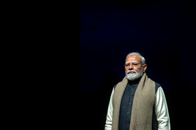 NARENDRA MODI NEW ZEALAND VISIT, Indian Prime Minister Narendra Modi onstage during the Kia Ora Modi community reception at Spark Arena in Auckland, New Zealand, Saturday, July 11, 2026. ( NO ARCHIVING Auckland Auckland New Zealand  Copyright: xChrisxMcKeenx 20260711169108719690