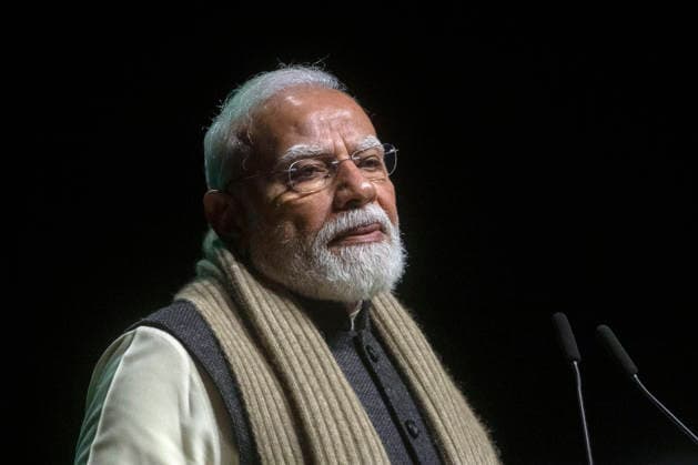 NARENDRA MODI NEW ZEALAND VISIT, Indian Prime Minister Narendra Modi onstage during the Kia Ora Modi community reception at Spark Arena in Auckland, New Zealand, Saturday, July 11, 2026. ( NO ARCHIVING Auckland Auckland New Zealand  Copyright: xChrisxMcKeenx 20260711164025256976