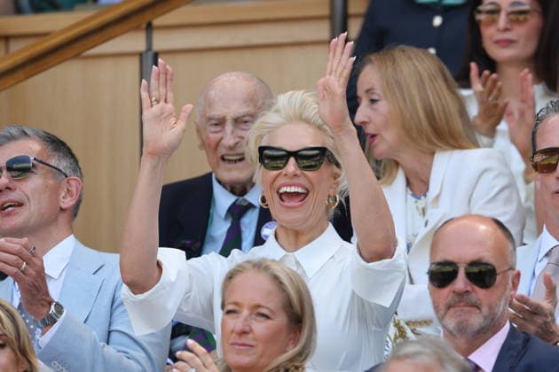 . 11 07 2026. London, United Kingdom. Hannah Waddingham in the Royal Box on day thirteen of the Wimbledon Tennis Championships in London.  xStephenxLockx xi-Imagesx IIM-26899-0027