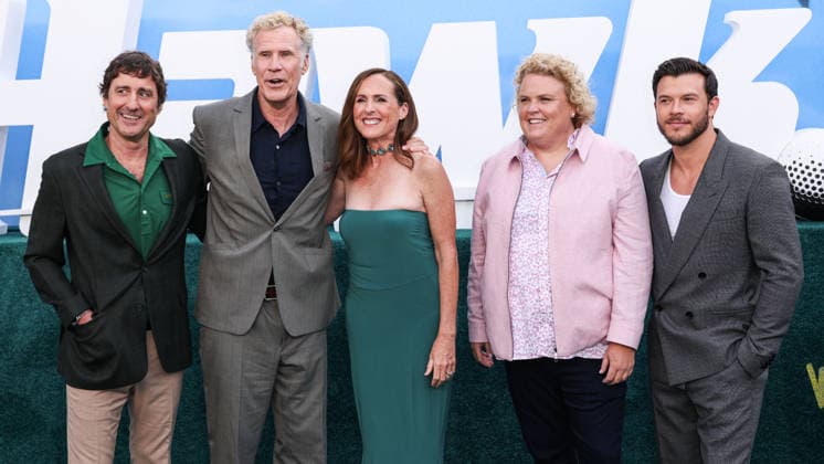 Los Angeles Premiere Of Netflix s The Hawk Season 1 WESTWOOD, LOS ANGELES, CALIFORNIA, USA - JULY 09: Luke Wilson, Will Ferrell, Molly Shannon, Fortune Feimster and Jimmy Tatro arrive at the Los Angeles Premiere Of Netflix s The Hawk Season 1 held at the Directors Village (formerly Westwood Village Theatre) on July 9, 2026 in Westwood, Los Angeles, California, United States. Westwood Directors Village (formerly Westwood Village Theatre) California United States Copyright: xXavierxCollin ImagexPressxAgencyx