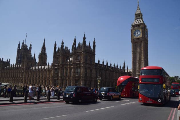 July 11, 2026, London, England, United Kingdom: General view of the Houses of Parliament and Big Ben as the heatwave continues in the UK. London United Kingdom - ZUMAv130 20260711_zip_v130_025 Copyright: xVukxValcicx