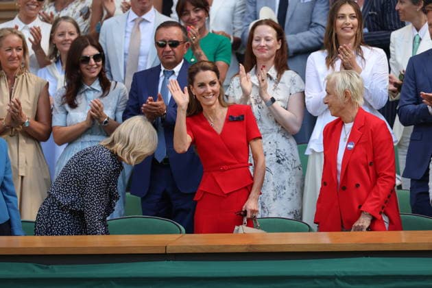 . 11 07 2026. London, United Kingdom. Kate Middleton, the Princess of Wales , in the Royal Box for the Ladies Singles Final , on day thirteen of the Wimbledon Tennis Championships in London.  xStephenxLockx xi-Imagesx IIM-26899-0061