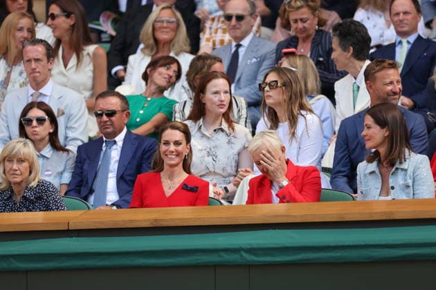 . 11 07 2026. London, United Kingdom. Kate Middleton, the Princess of Wales , in the Royal Box for the Ladies Singles Final , on day thirteen of the Wimbledon Tennis Championships in London.  xStephenxLockx xi-Imagesx IIM-26899-0070