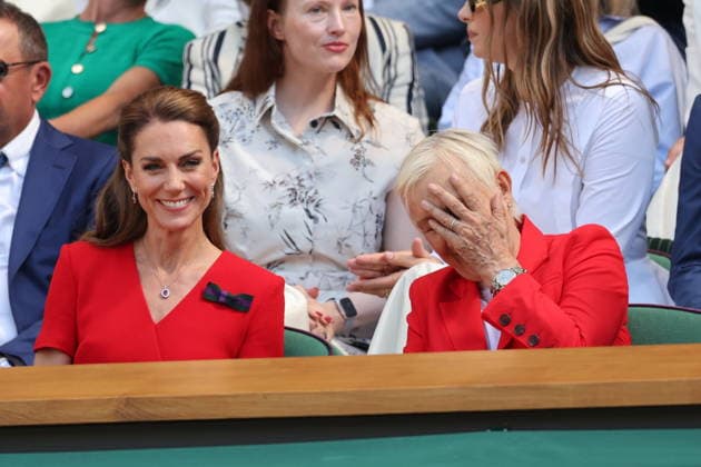 . 11 07 2026. London, United Kingdom. Kate Middleton, the Princess of Wales , in the Royal Box for the Ladies Singles Final , on day thirteen of the Wimbledon Tennis Championships in London.  xStephenxLockx xi-Imagesx IIM-26899-0074