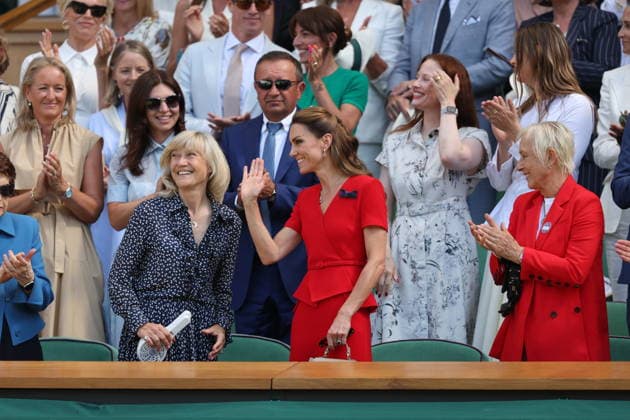 . 11 07 2026. London, United Kingdom. Kate Middleton, the Princess of Wales , in the Royal Box for the Ladies Singles Final , on day thirteen of the Wimbledon Tennis Championships in London.  xStephenxLockx xi-Imagesx IIM-26899-0079