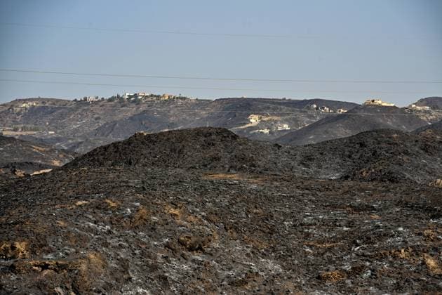A view of a burnt area affected by wildfires in Bedar and Los Gallardos, near Almeria, Spain, Saturday, July 11, 2026 Vista de una zona quemada afectada por incendios forestales en Bedar y Los Gallardos, cerca de Almería, Espana, sábado 11 de julio de 2026 900 LOF Cordon Press Cordon Press  LOF - Spain Wildfire