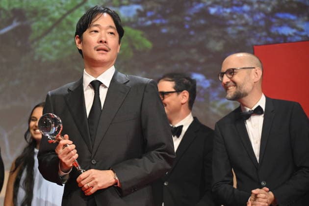 The final day of the 60th Karlovy Vary International Film Festival, on July 11, 2026. Director Shuntaro Uchida with the award for his film Incinerator. (CTKxPhoto KaterinaxSulova) CTKPhotoP2026071104386  CTKPhotoP2026071104386