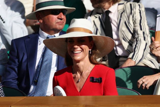 . 11 07 2026. London, United Kingdom. Kate Middleton, the Princess of Wales , in the Royal Box for the Ladies Singles Final , on day thirteen of the Wimbledon Tennis Championships in London.  xStephenxLockx xi-Imagesx IIM-26899-0122